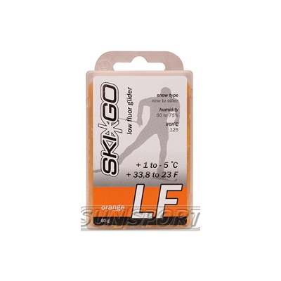 Парафин SkiGo LF (+1-5) orange 60г