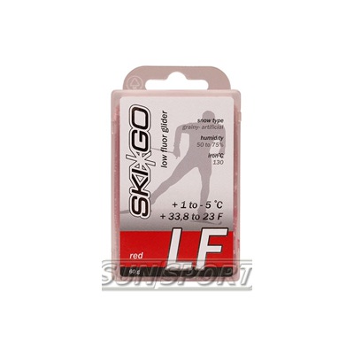 Парафин SkiGo LF (+1-5) red 60г