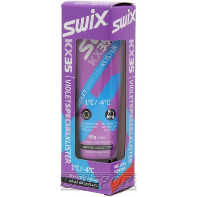 Жидкая мазь SWIX (+1-4) violet special со скребком 55г