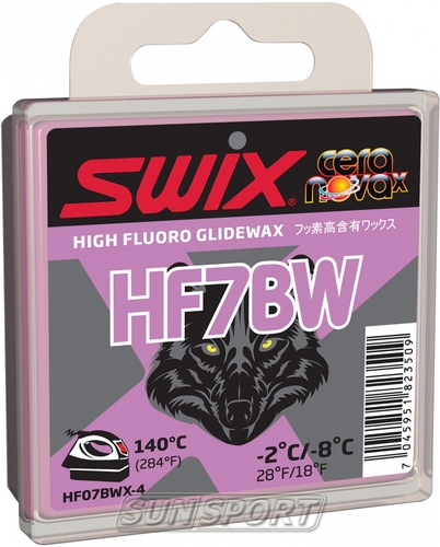 Парафин Swix HF BW07 Black (-2-8) violet 40г