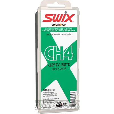 Парафин Swix CH04 (-12-32) green 180г
