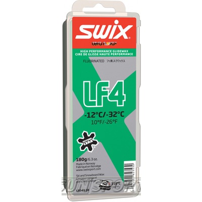 Парафин Swix LF04 (-12-32) green 180г