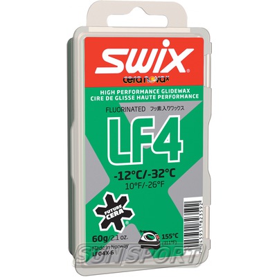 Парафин Swix LF04 (-12-32) green 60г