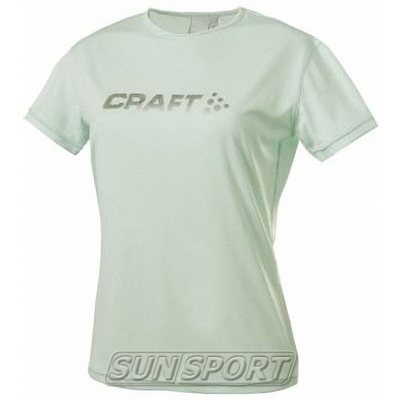 Футболка Craft W Active Run Logo женская бриз