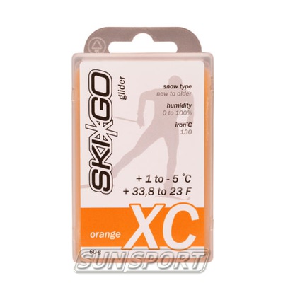 Парафин SkiGo CH XC (+1-5) orange 60г