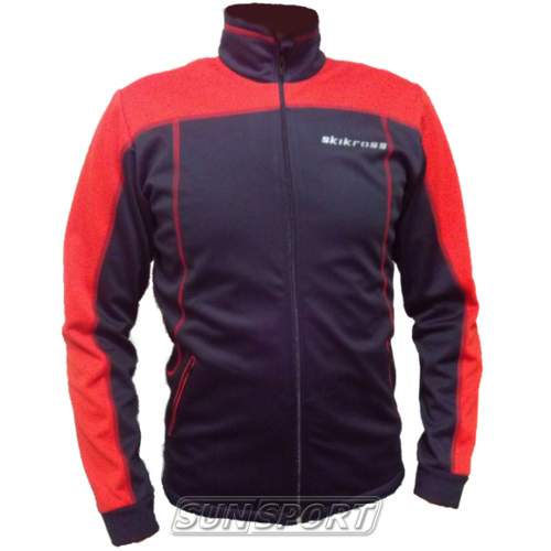 Разминочная куртка SkiKross Сатка черн/красный