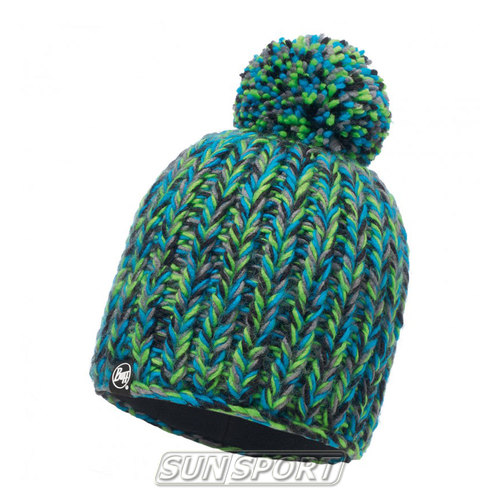  Buff Knitted&Polar Hat Skyler Green