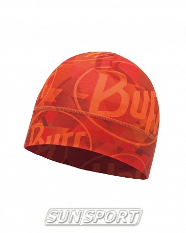  Buff Microfiber 1 Layer Hat Tip Logo Orange Fluor