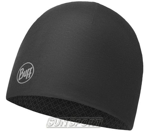  Buff Microfiber Reversible Hat Drake Black ()