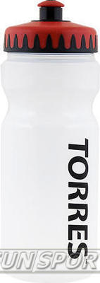 Бутылка для воды Torres 0,55л красн/белая Бутылка для воды Torres 0,55л красн/белая
