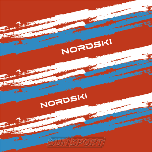 Бандана-баф NordSki Stripe красн/синий Бандана-баф NordSki Stripe красн/синий (фото)