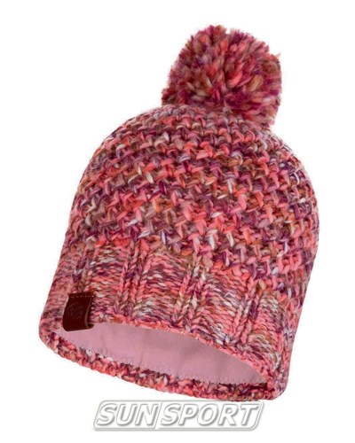  Buff Knitted&Polar Hat Margo Flamingo Pink