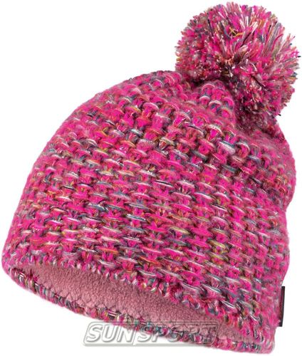  Buff Knitted&Polar Hat Grete Pink ()
