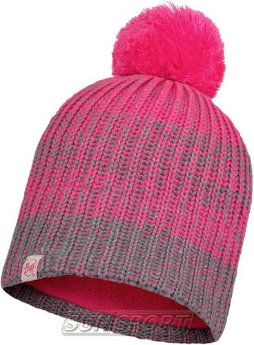  Buff Knitted&Polar Hat Gella Pump Pink