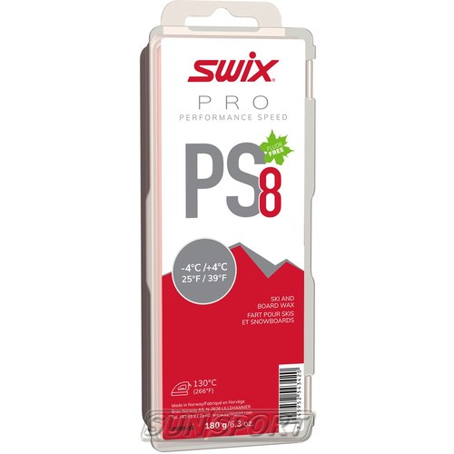  Swix PS8 (+4-4) red 180