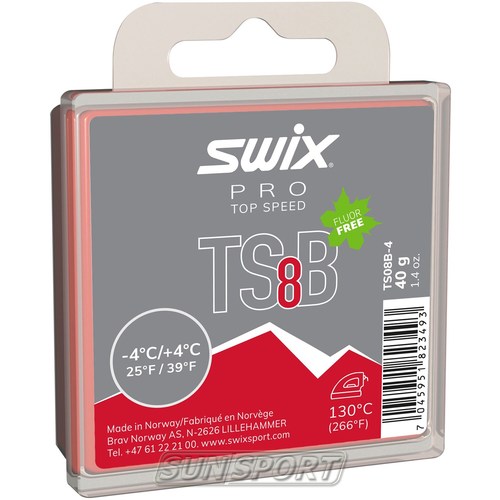  Swix TS08 (+4-4) black 40