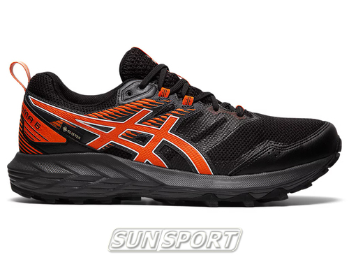 Кроссовки трейловые Asics M Gel-Sonoma 6 GTX черн/оранжевый Кроссовки трейловые Asics M Gel-Sonoma 6 GTX черн/оранжевый (фото)