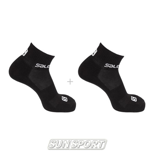 Носки (комплект) Salomon Evasion 2 пары черный Носки (комплект) Salomon Evasion 2 пары черный (фото)