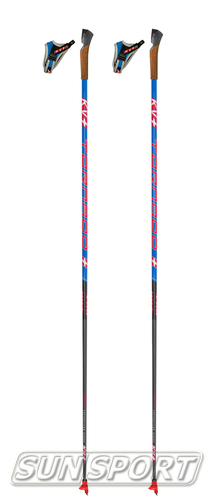 Палки лыжные KV+ Tornado Plus Falcon QCD Blue (100% Carbon)