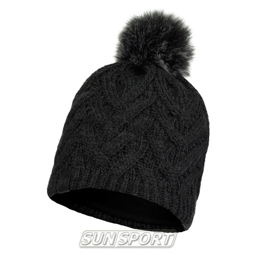  Buff Knitted&Fleece Hat Caryn Graphite