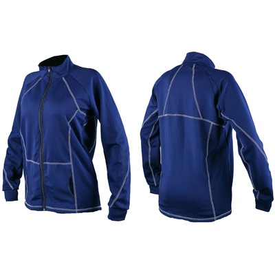 Куртка Sport365 трикотаж на молнии синяя