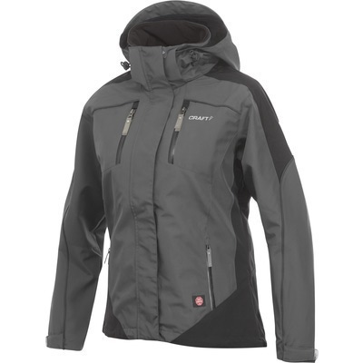 Куртка Craft W Zermatt женская черный/серый
