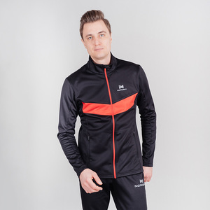 Разминочная куртка NordSki M Base мужская черн/красный