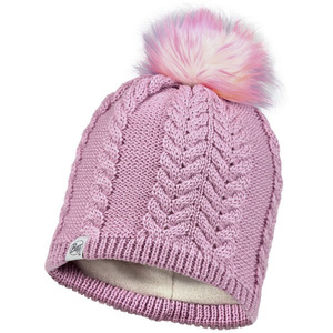  Buff Knitted&Polar Hat Nina Lilac Sand