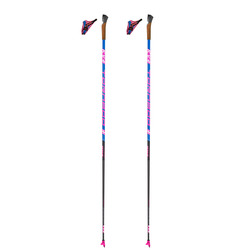 Палки лыжные KV+ Tornado Clip QCD Pink (100% Carbon) 21/22