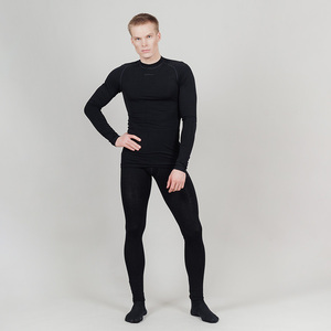 Термобелье Комплект NordSki M Wool мужской черный