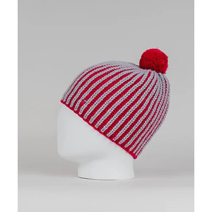 Шапка NordSki Wool фуксия/серый