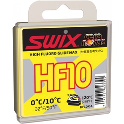 Парафин Swix HF10 (+10-0) yellow 40г