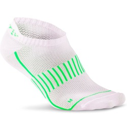Носки беговые Craft Cool Training бел/черн/зеленый
