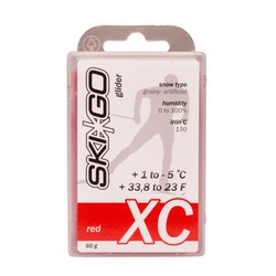 Парафин SkiGo CH XC (+1-5) red 60г
