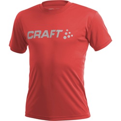 Футболка Craft M Active Run Logo мужская красный
