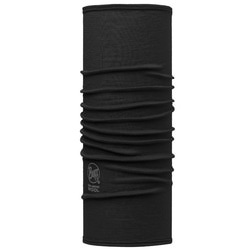  Buff Slim Fit Merino Wool Solid Black