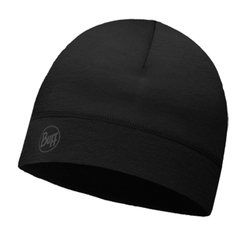  Buff Thermonet Hat Solid Black 17/18