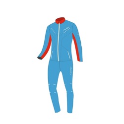   NordSki JR SoftShell  National Blue