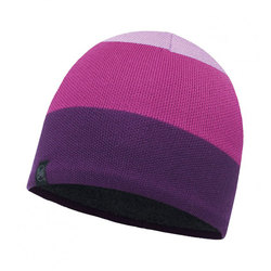  Buff Knitted&Polar Hat Dalarna Mardi Grape