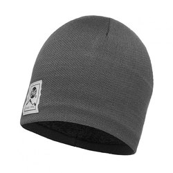  Buff Knitted&Polar Hat Solid Grey Castlerock