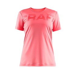 Футболка Craft W Prime Run Logo женская св.розовый