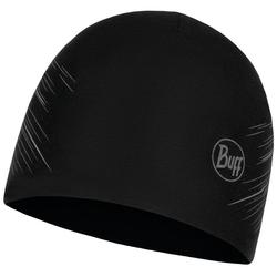  Buff Microfiber Reversible Hat R-Solid Black
