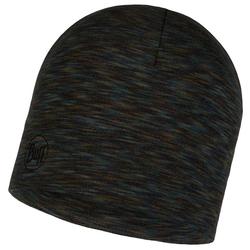  Buff Midweight Merino Wool Hat Fossil Multi Stripes