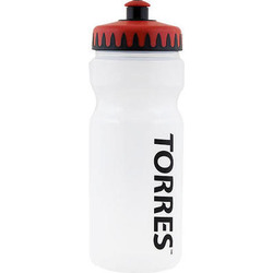 Бутылка для воды Torres 0,55л красн/белая