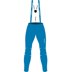 Разминочные штаны на лямках NordSki М Premium мужские голубые