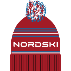 Шапка NordSki Stripe Rus красный