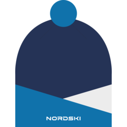 Шапка NordSki Line бел/синий