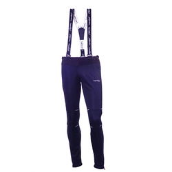 Разминочные штаны на лямках NordSki М Premium мужские BlueBerry