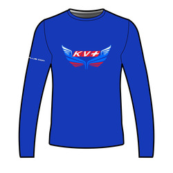 Рубашка KV+ T-shirt long sleeve мужская синий