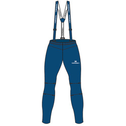 Разминочные штаны на лямках NordSki JR Premium детские Patriot